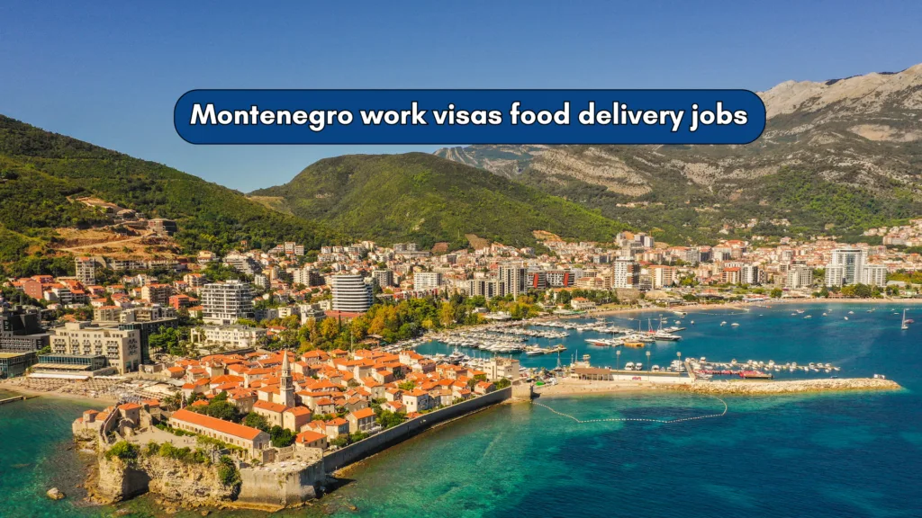 Montenegro work visas food delivery jobs