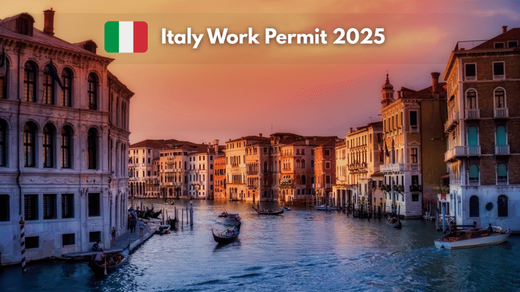 Italy work permit visa 2025