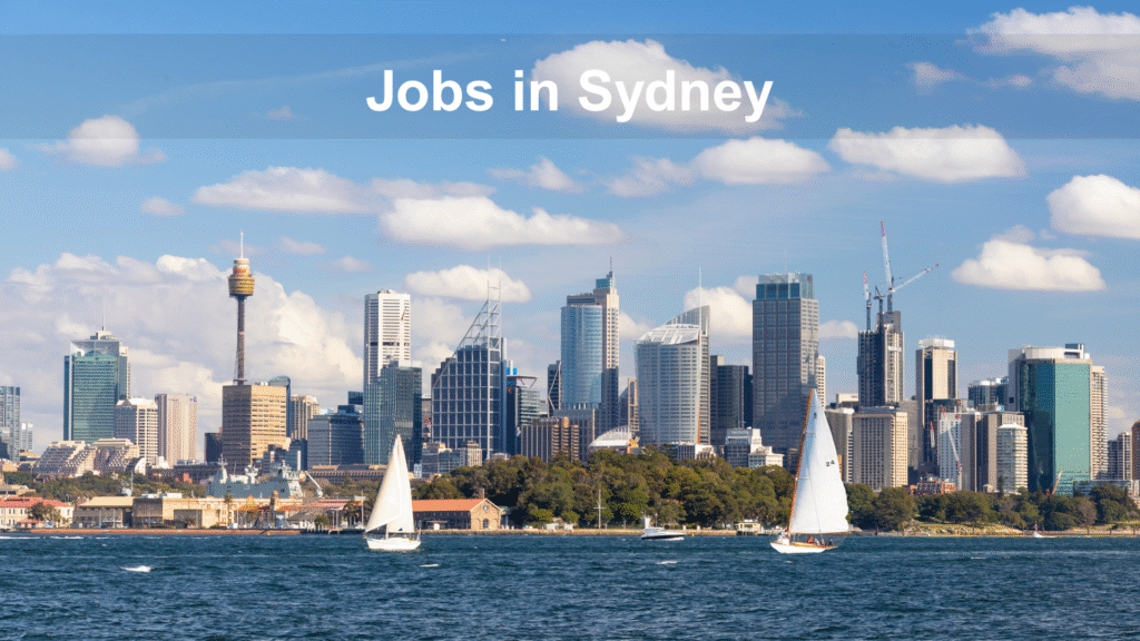 Jobs in Sydney