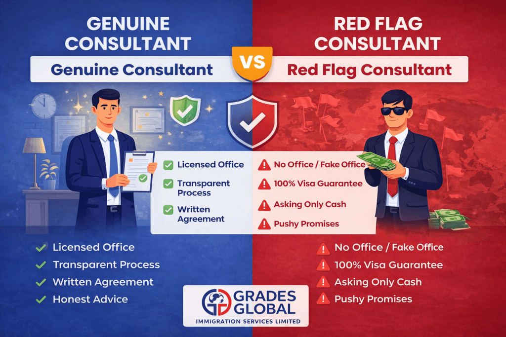 Genuine Consultant vs Red Flag Consultant