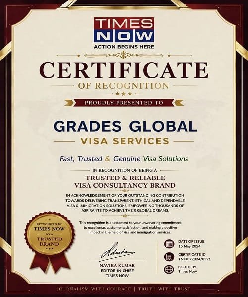 Grades global Times now certification