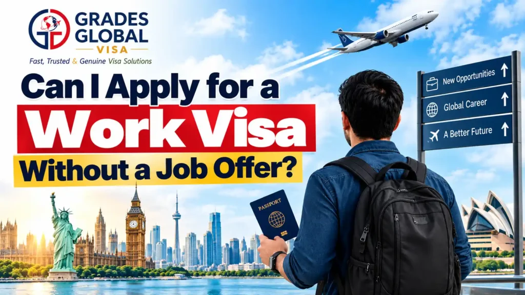 can i apply for work visa without job offer letter